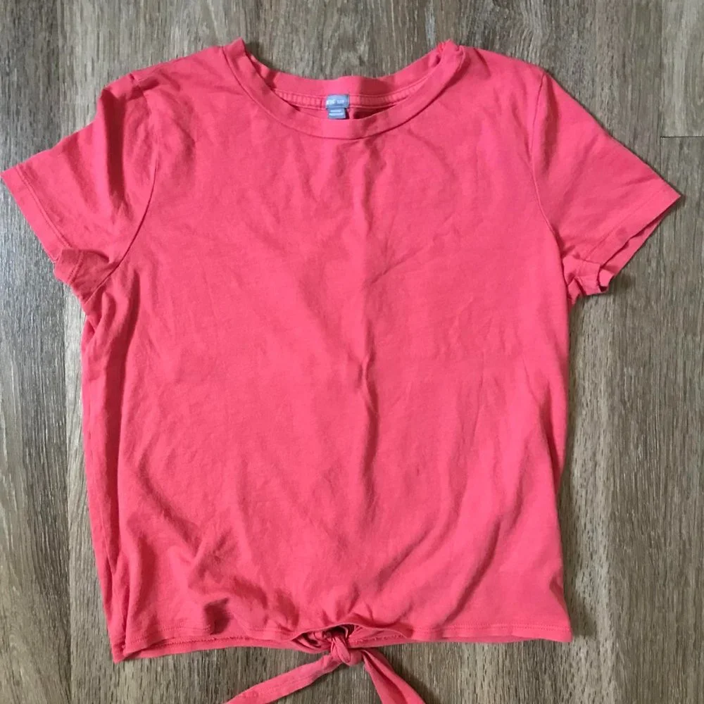 Aerie Tie Back Baby T-shirt - Picture 2 of 4